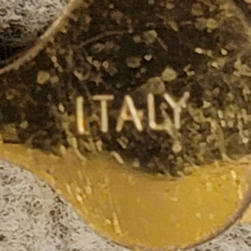 Italian Sterling and Gold Vermeil Vintage Bracelet - Picture 7 of 7